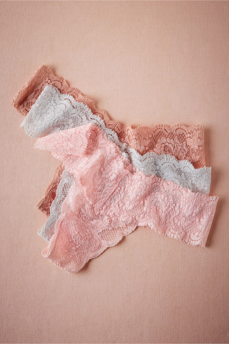 Belle Panty Set of 3, $25 (were $65) Don't wait for Santa to re-up your drawers.